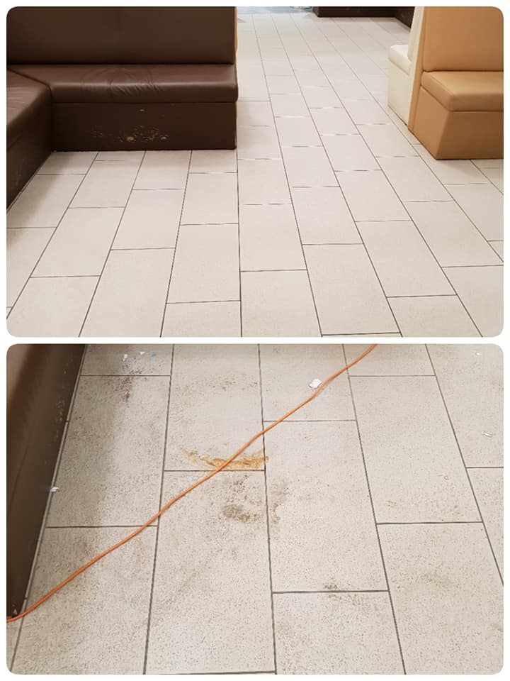 Strojno čiščenje keramičnih tal